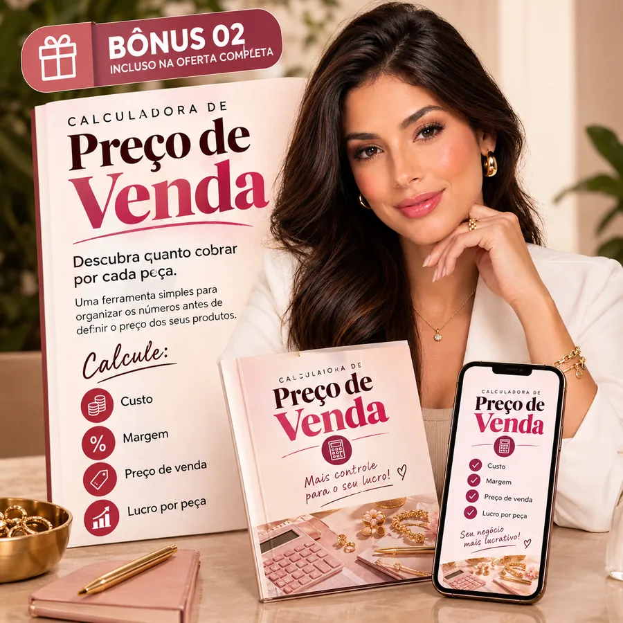 Imagem do bônus 02: Calculadora de Preço de Venda